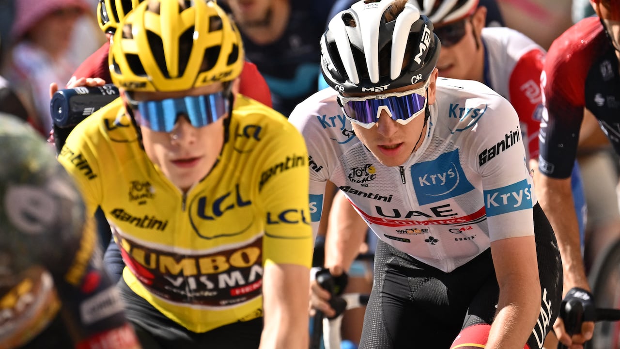 Tadej Pogacar y Jonas Vingegaard en la lucha por el Tour de Francia 2022