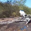 Avioneta se accidentó en el Cesar: quedó destruida completamente.