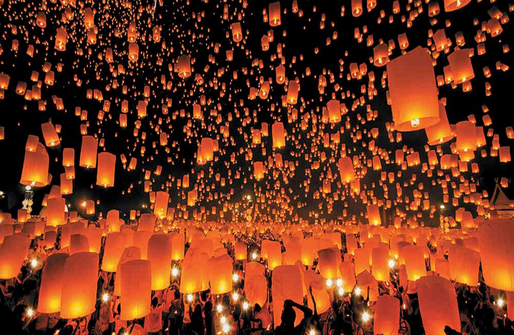 En la fiesta de los faroles, los chinos le rinden homenaje a la aparición de la primera luna llena del nuevo año. Foto: iStock.  