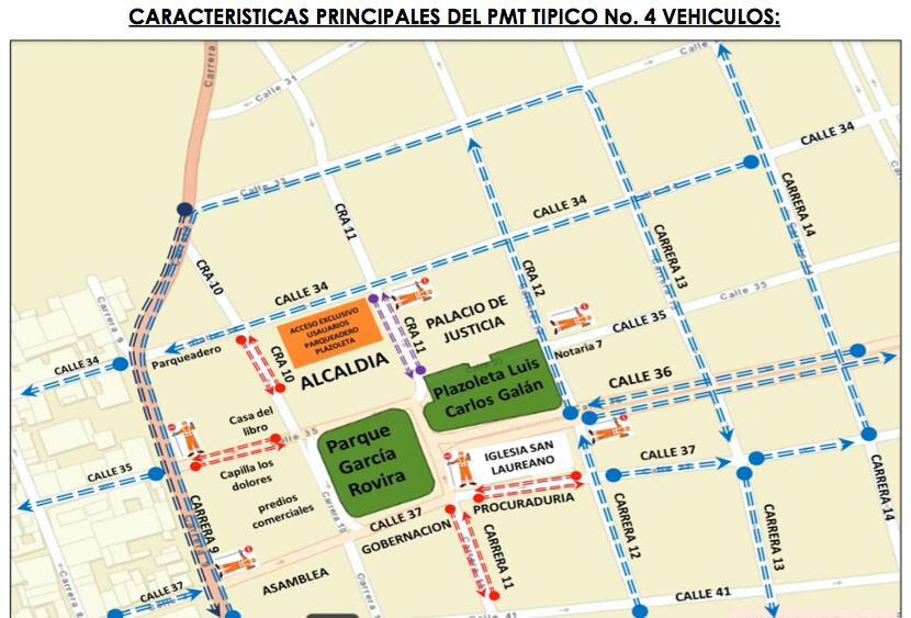 Así pueden transitar los vehículos.