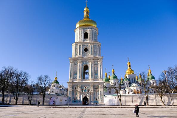 La Catedral de Santa Sofia de Kiev es considerada como una de las Siete Maravillas de Ucrania.