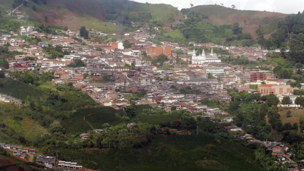 Panorámica de Betulia, Antioquia.