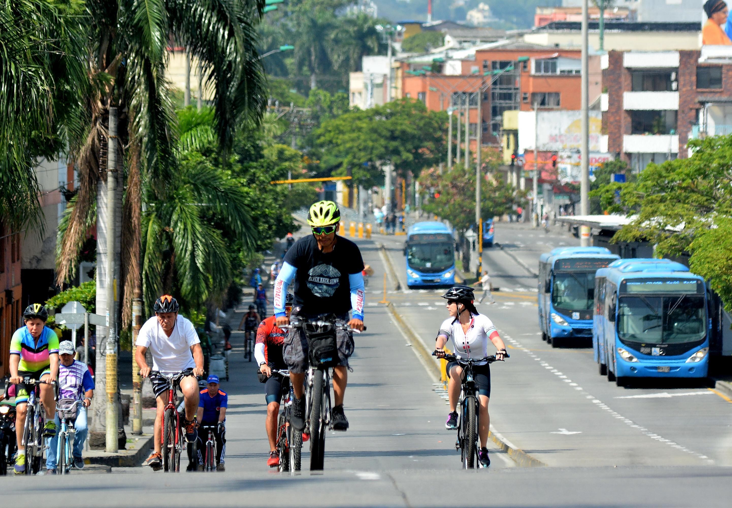 Día sin carro en Cali