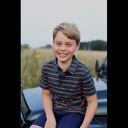 El hijo mayor del príncipe William y Kate Middleton retratado por su madre en su casa campestre en Norfolk.