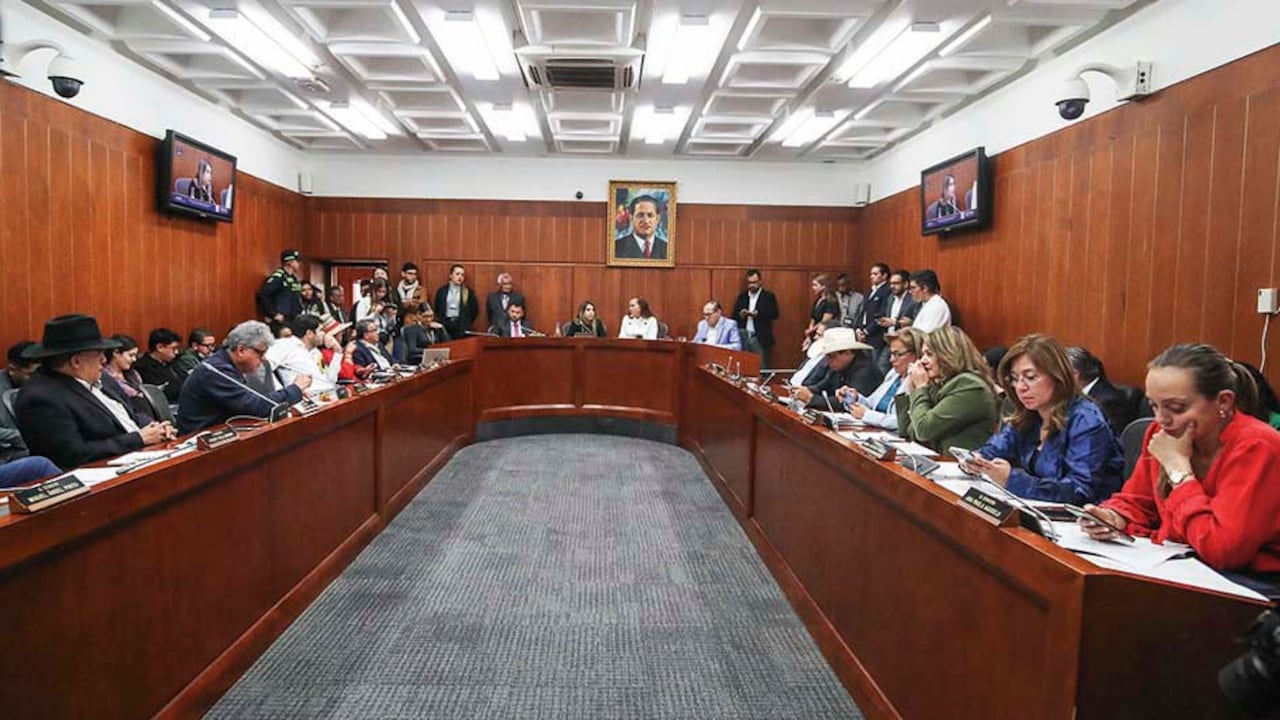Debate en el Senado de la reforma a la salud.