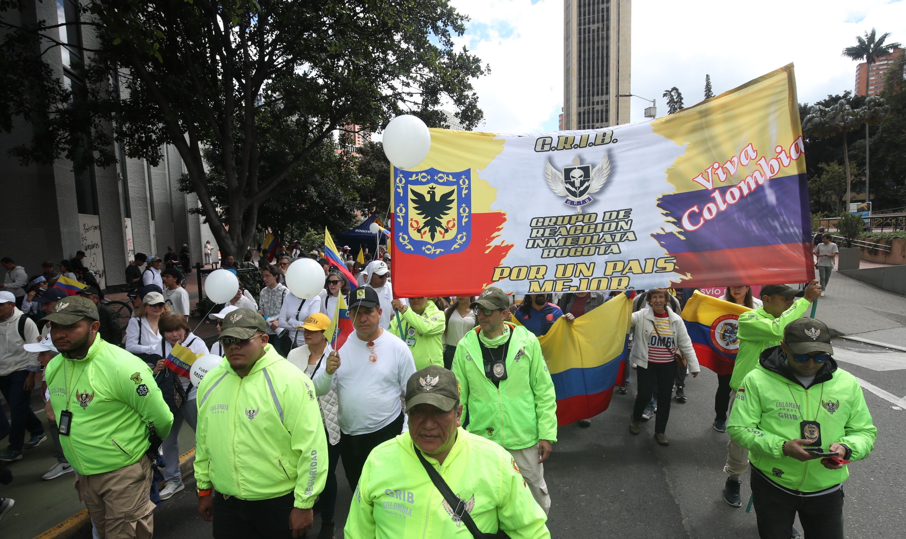 Marcha del silencio en Bogotá
