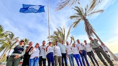 La más reciente bandera azul fue izada esta semana en la playa Palo Blanco, en Santiago de Tolú (Sucre).