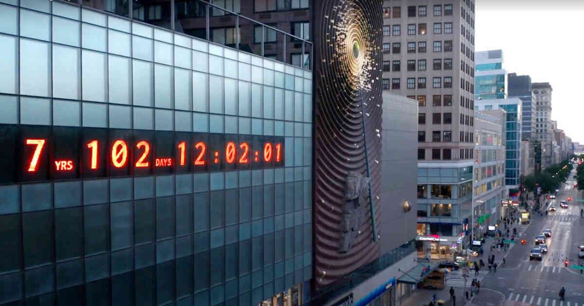 Este reloj muestra cuánto tiempo le queda al mundo para evitar una catástrofe ambiental.