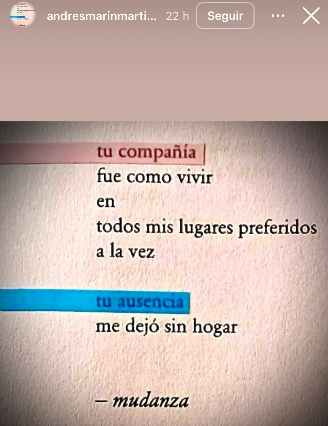 Esposo de Alejandra Gómez se pronunció por medio de su cuenta de Instagram.
