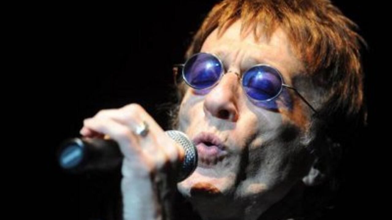 El músico británico Robin Gibb.