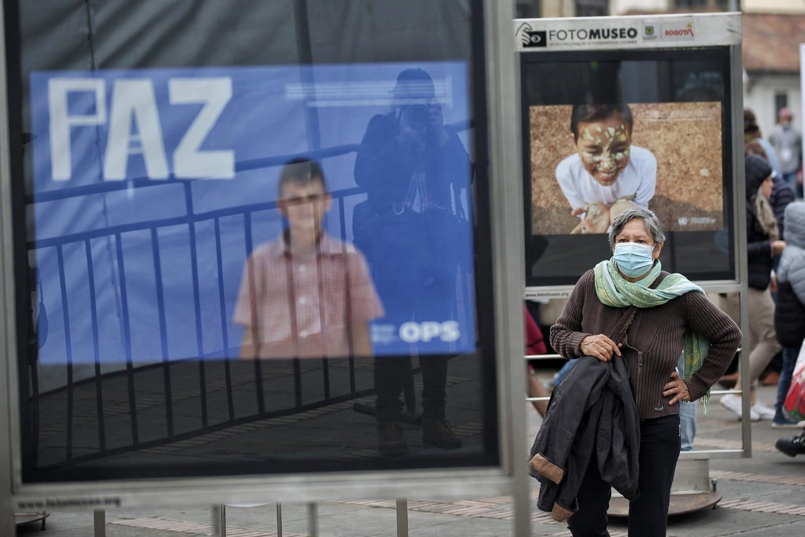 Acto de conmemoración 5 años del acuerdo de paz coro Hijos de la Paz con António Guterres Secretario General de la ONU