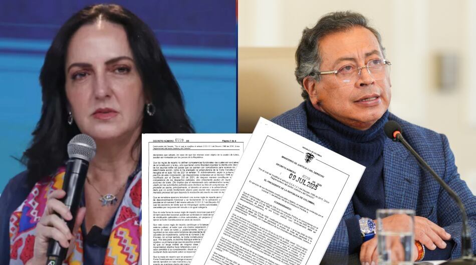 Nuevo decretazo de Petro contra el Consejo de Estado.