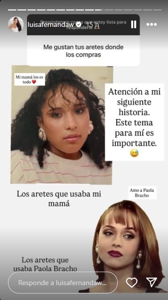 Luisa Fernanda W realiza una dinámica de preguntas y respuestas con sus seguidores.