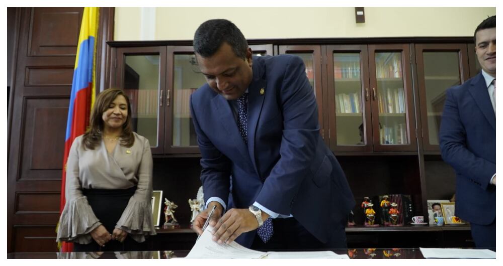 Representante a la Cámara Víctor Manuel Salcedo, del Partido de la U.