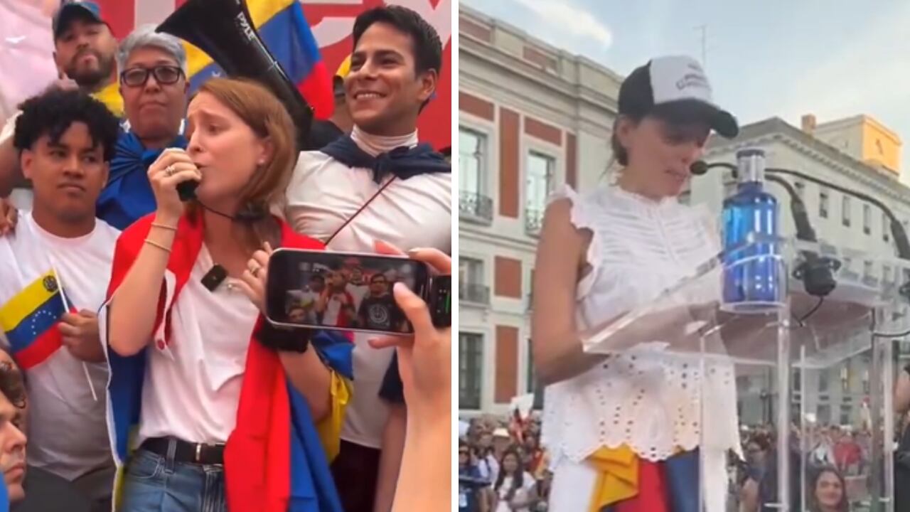 Ana Corina Sosa, hija de María Corina Machado, y Camila González, hija de Edmundo González, enviaron mensaje a venezolanos que marcharon este sábado.