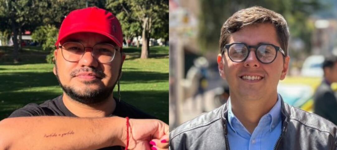 Luis Alejandro Peche y Yendri Omar Velásquez estaban en el norte de Bogotá cuando fueron atacados.