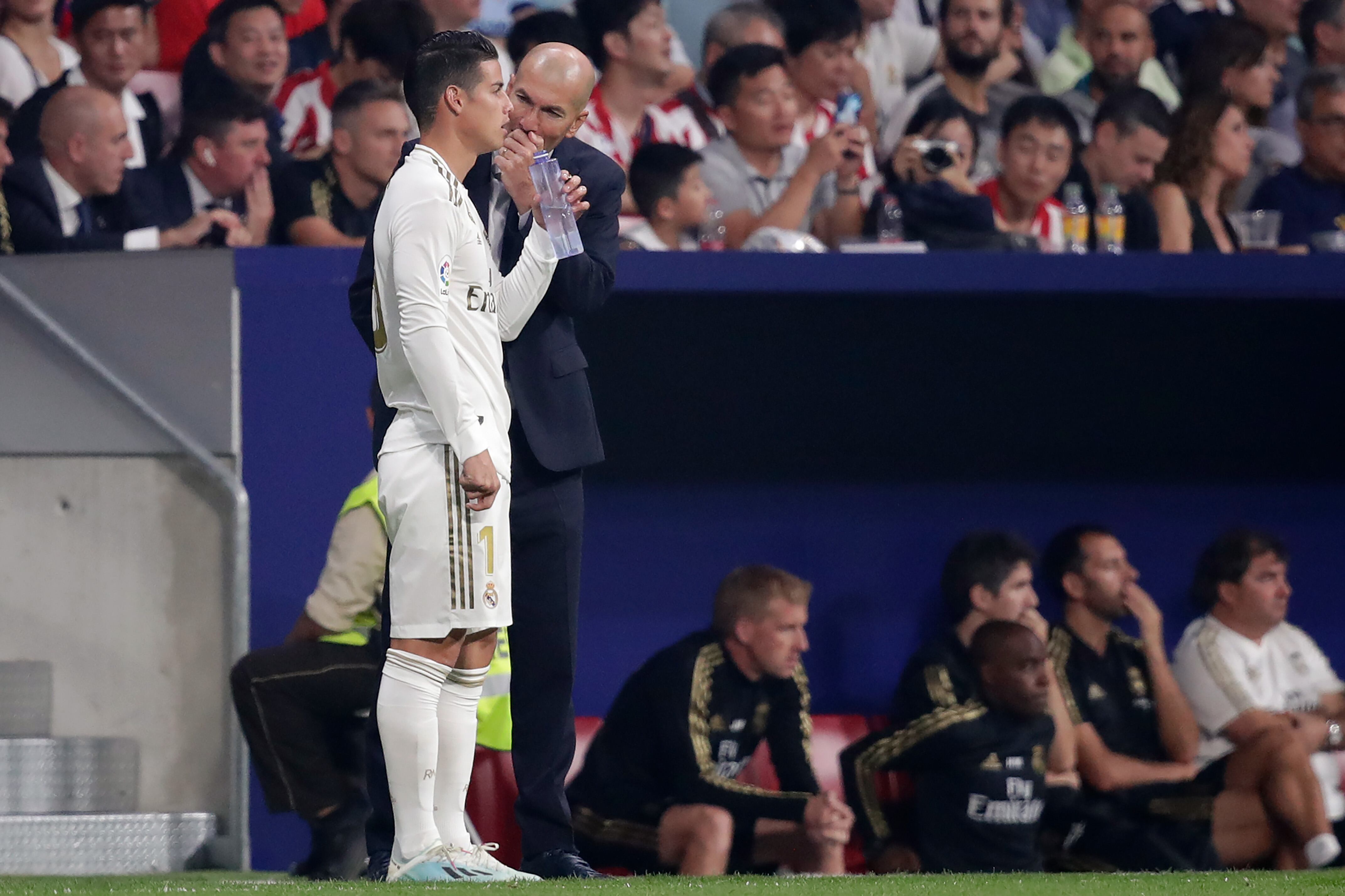 James se sinceró acerca de cómo fue la relación con Zidane.