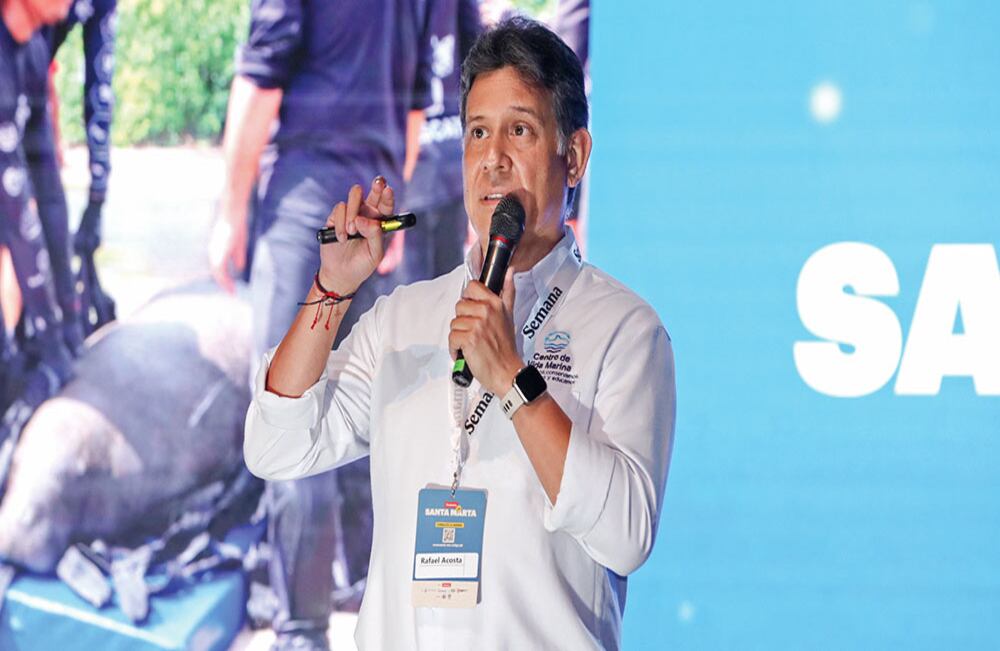 “Los océanos están enfrentando amenazas sin precedentes y la belleza turística de Santa Marta parte de estos ecosistemas, por eso tenemos que conservarlos y restaurarlos”, Rafael Acosta, gerente del Centro de Vida Marina de Santa Marta.
