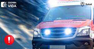 Ambulancia llevaba material político en Córdoba.