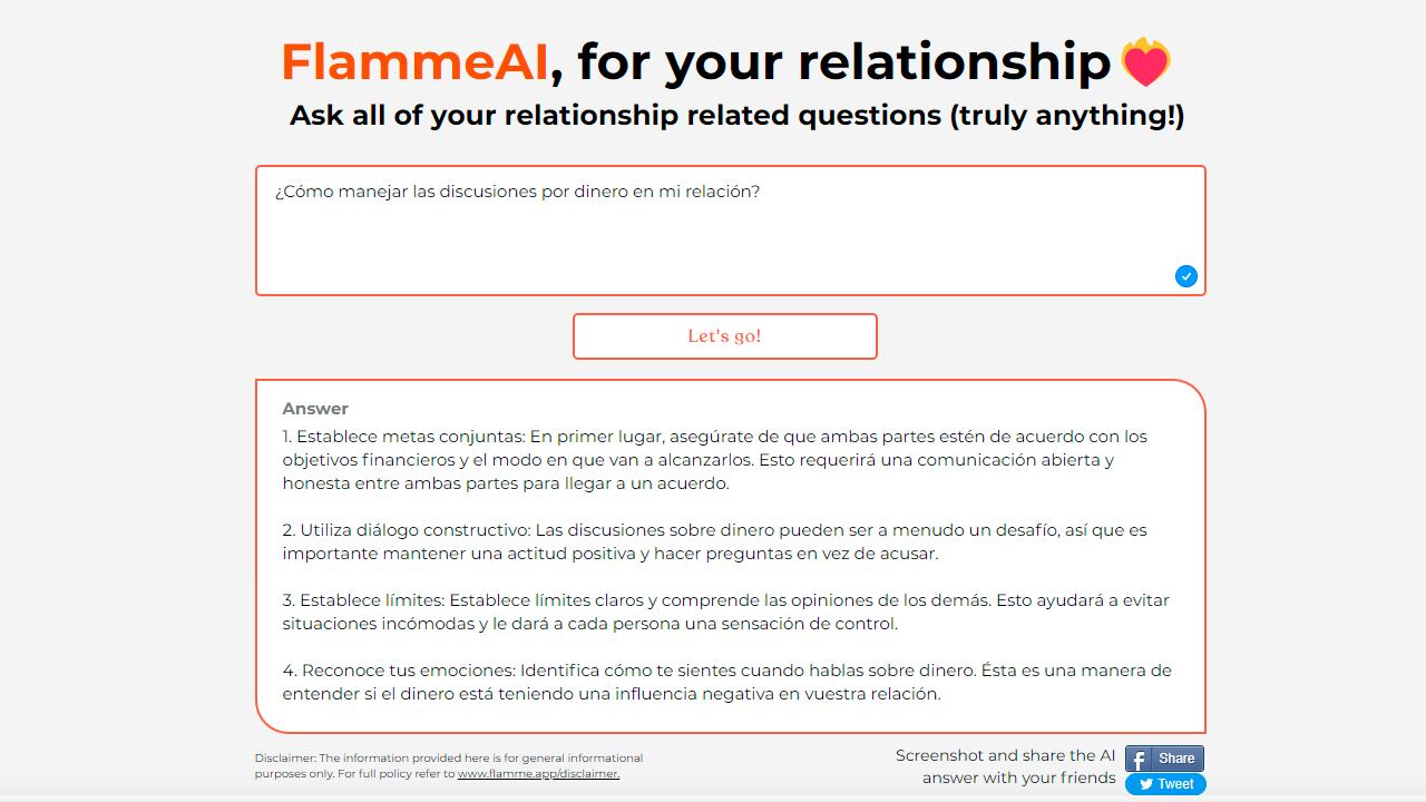 Una inteligencia artificial puede ayudar a las personas a resolver algunos conflictos de pareja.
