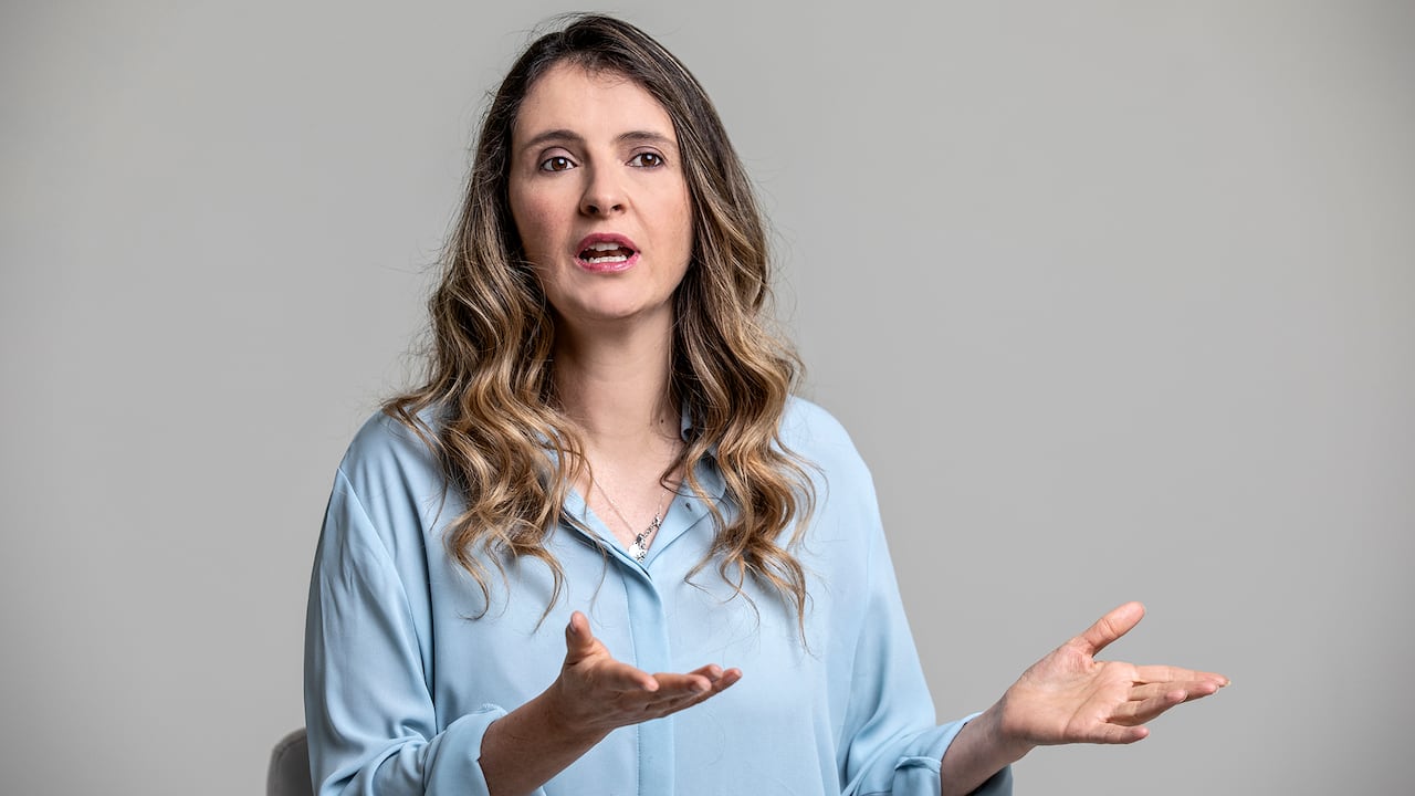 Paloma Valencia es senadora de oposición del gobierno Petro
Foto: Juan Carlos Sierra-Revista Semana.