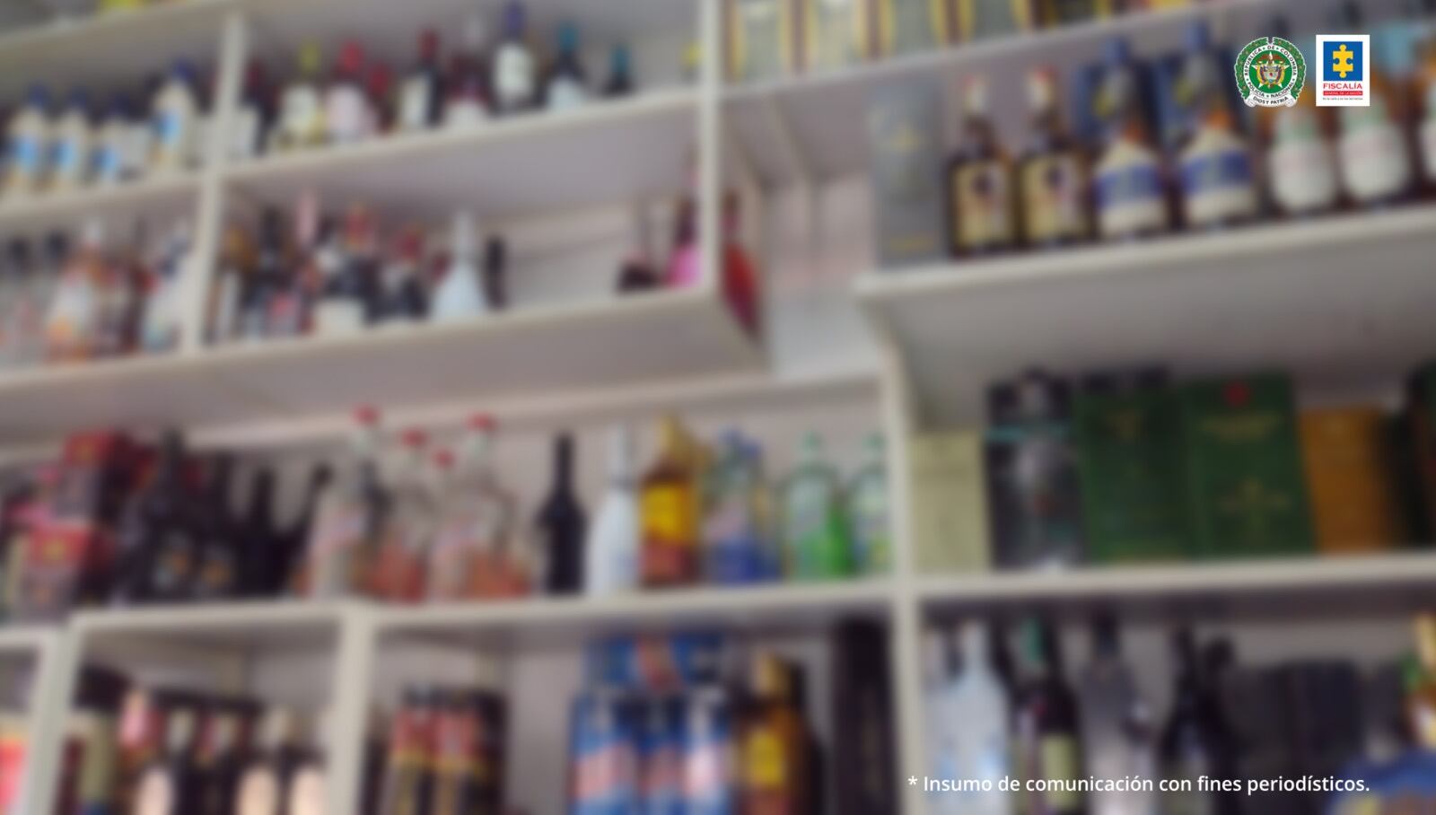 La Fiscalía desmanteló red familiar que se dedicaba a la producción y distribución de licor adulterado.