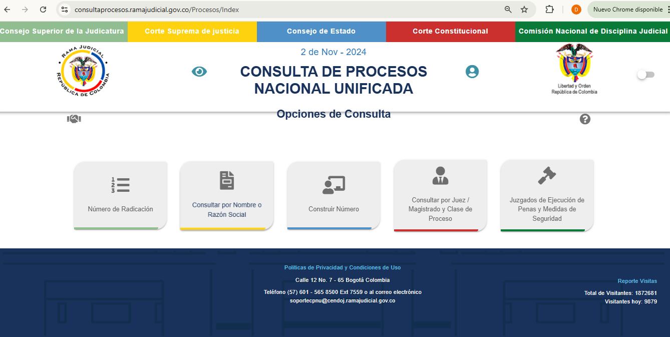 La Consulta de Procesos Nacional Unificada es la herramienta oficial para que los usuarios confirmen sus procesos judiciales, evitando caer en estafas electrónicas.