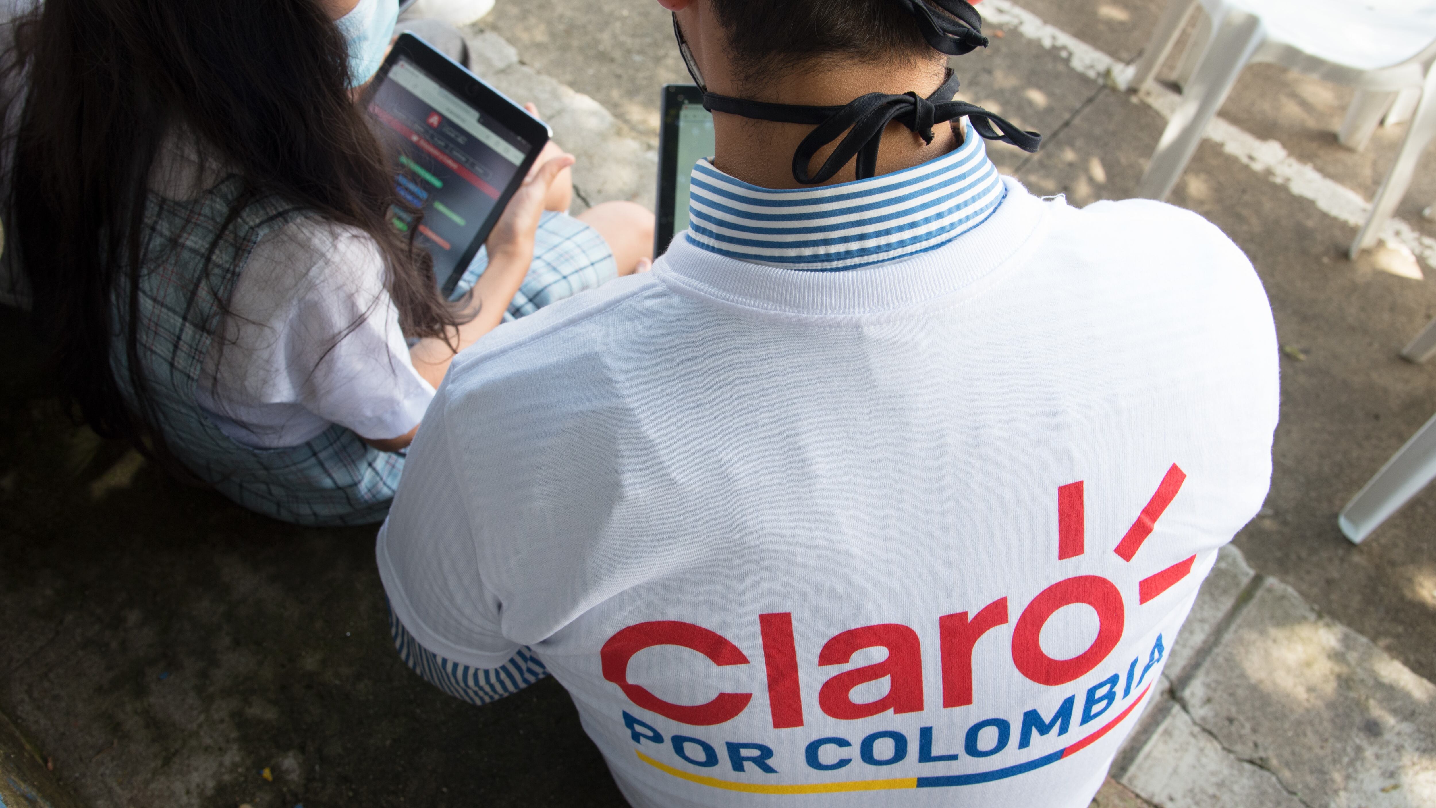 NO USAR, USO EXCLUSIVO MEJOR COLOMBIA, Claro escuelas