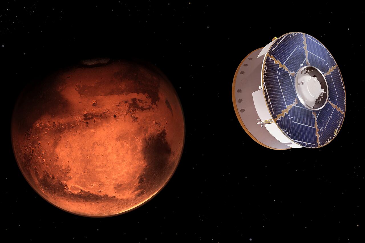 Rover Perseverance en Marte.