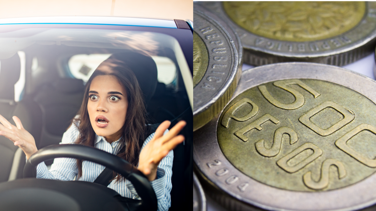 El truco de la ‘moneda de 500′ en el carro