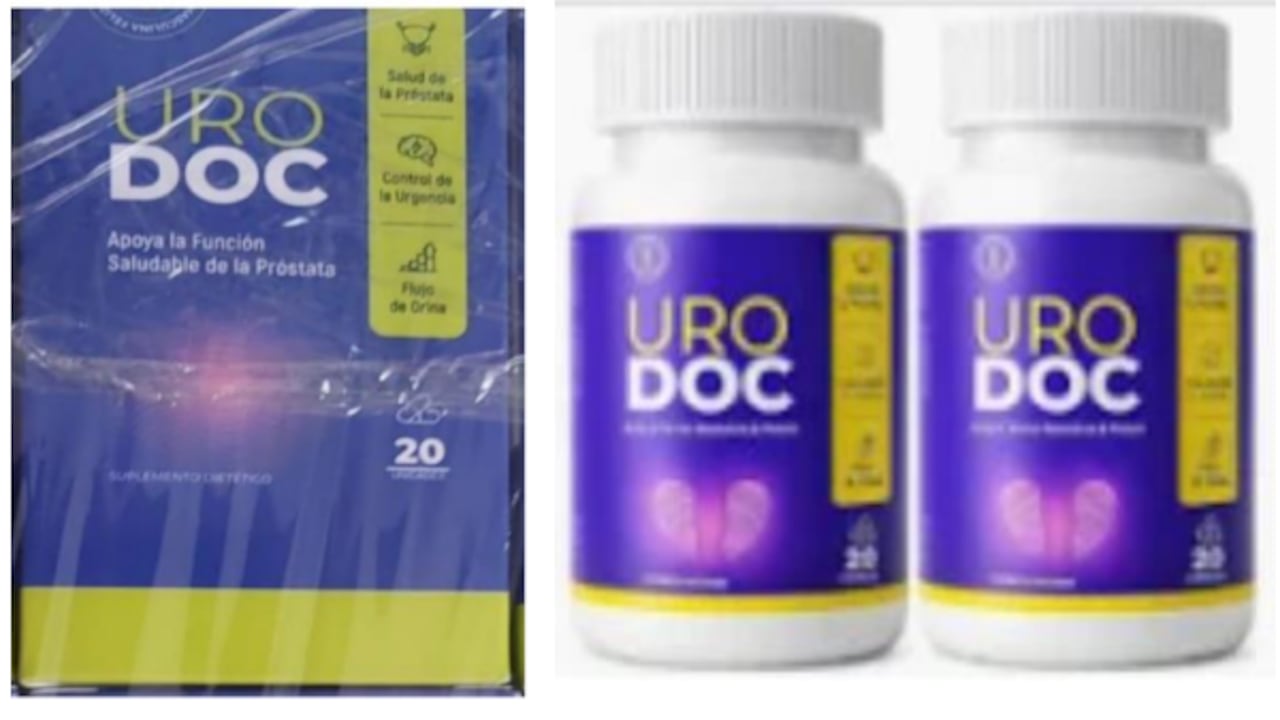 URODOC no tiene registro sanitario y representa un riesgo para la salud.
