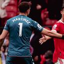 MANCHESTER, ENGLAND - SEPTEMBER 25: Cristiano Ronaldo of Manchester United walks off after the Premier League match between Manchester United and Aston Villa at Old Trafford on September 25, 2021 in Manchester, England. (Photo by Ash Donelon/Manchester United via Getty Images)