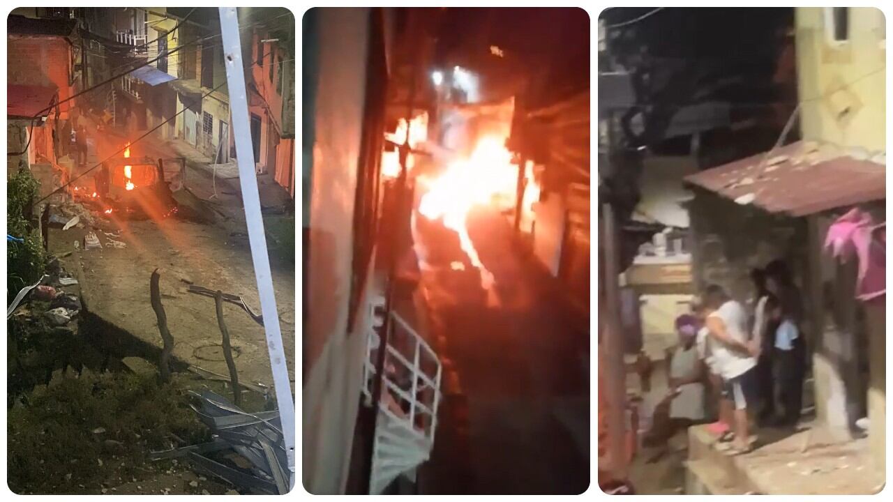 Explosión en Suárez, Cauca, el lunes 3 de noviembre de 2025.