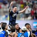 Argentina celebrando su paso a la gran final del Mundial 2026.