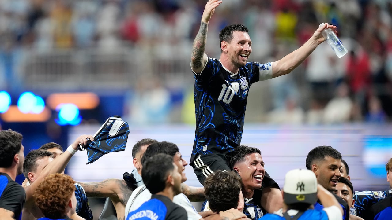 Argentina celebrando su paso a la gran final del Mundial 2026.