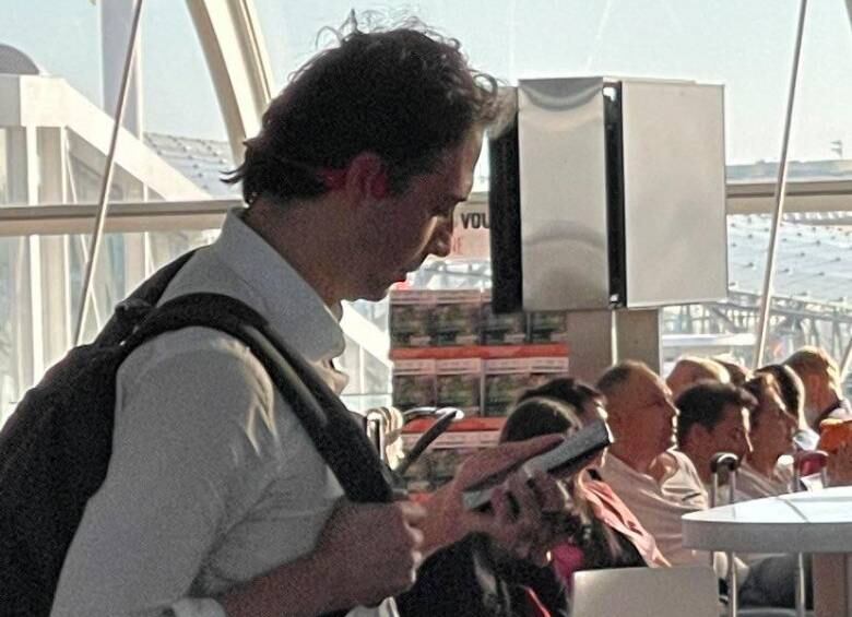 Daniel Quintero Calle durante su viaje a Europa.