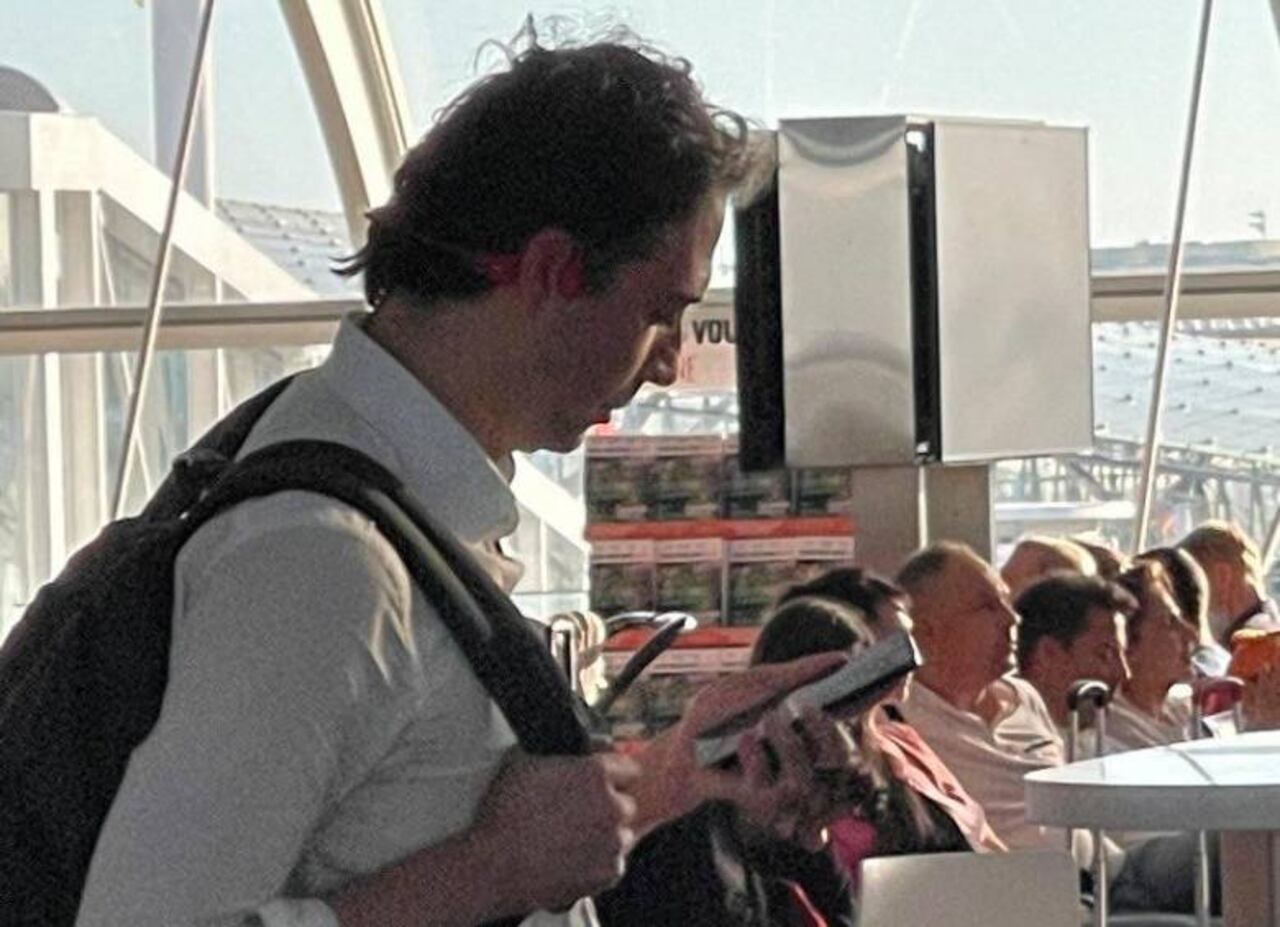 Daniel Quintero Calle durante su viaje a Europa.