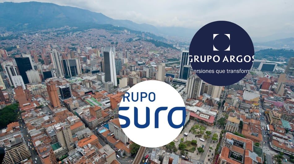 Grupo Sura y Grupo Argos. Imagen de referencia.