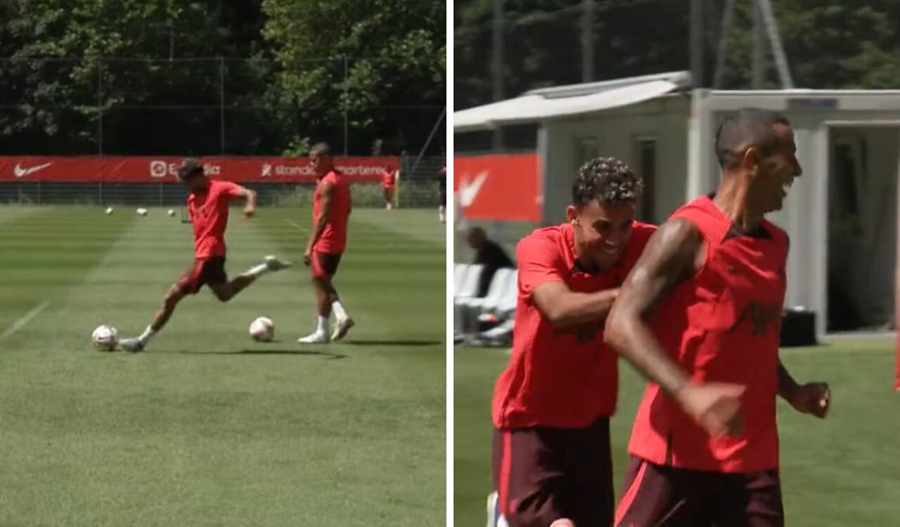 Luis Díaz y Thiago Alcántara se han mostrado muy cercanos desde la llegada del colombiano a Liverpool