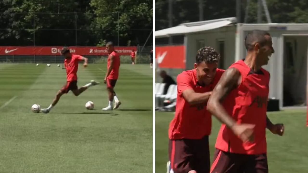 Luis Díaz y Thiago Alcántara se han mostrado muy cercanos desde la llegada del colombiano a Liverpool