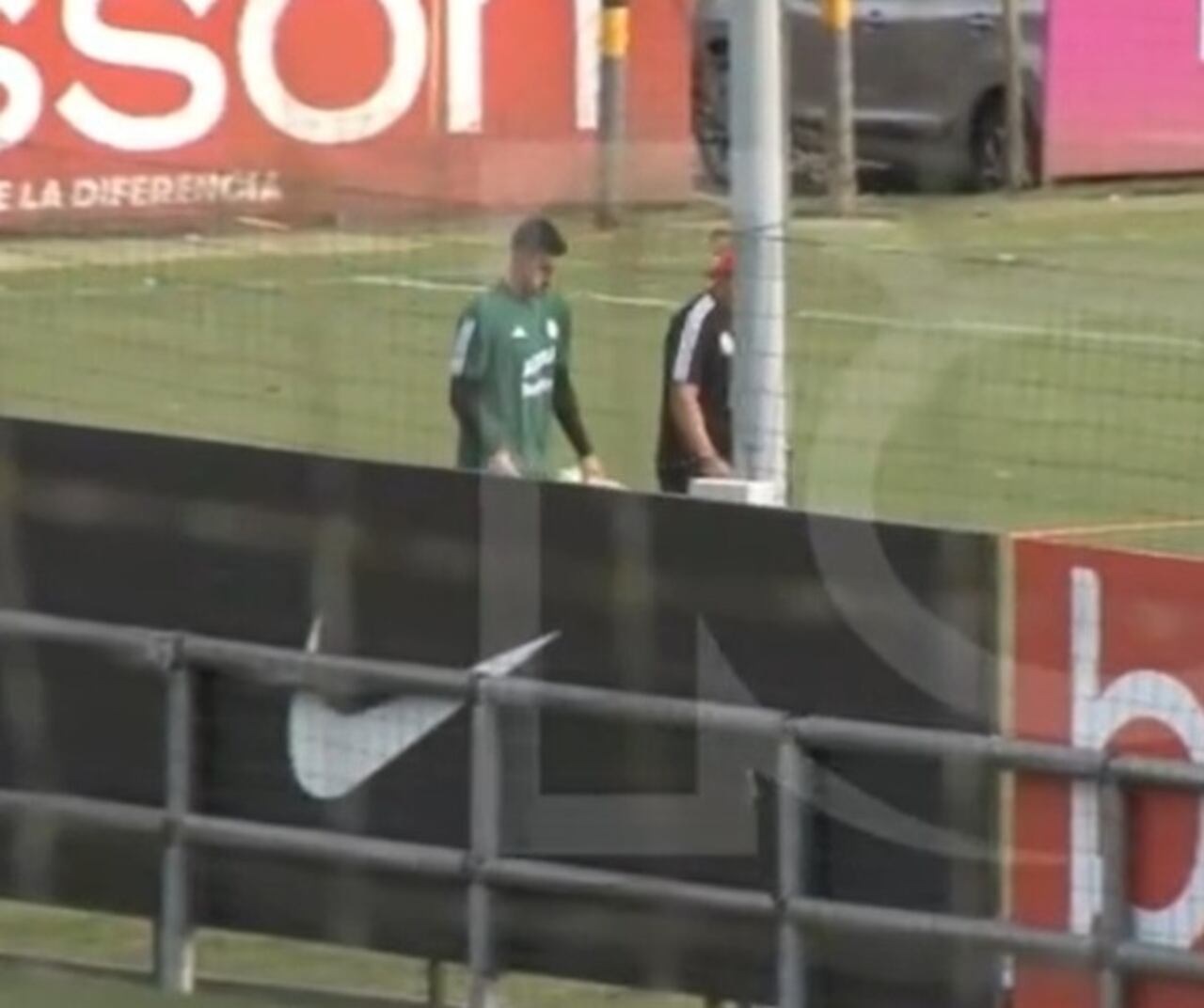 Camilo Vargas en la concentración de Selección Colombia.