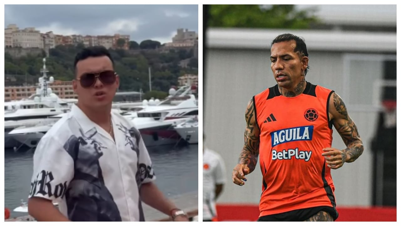 Yeison Jimenéz le hizo un inesperado al jugador de la Selección Colombia, Dayro Moreno.