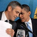 En una reunión en favor de los refugiados de Darfur en 2006, en Washington. Desde ese día se hicieron amigos.