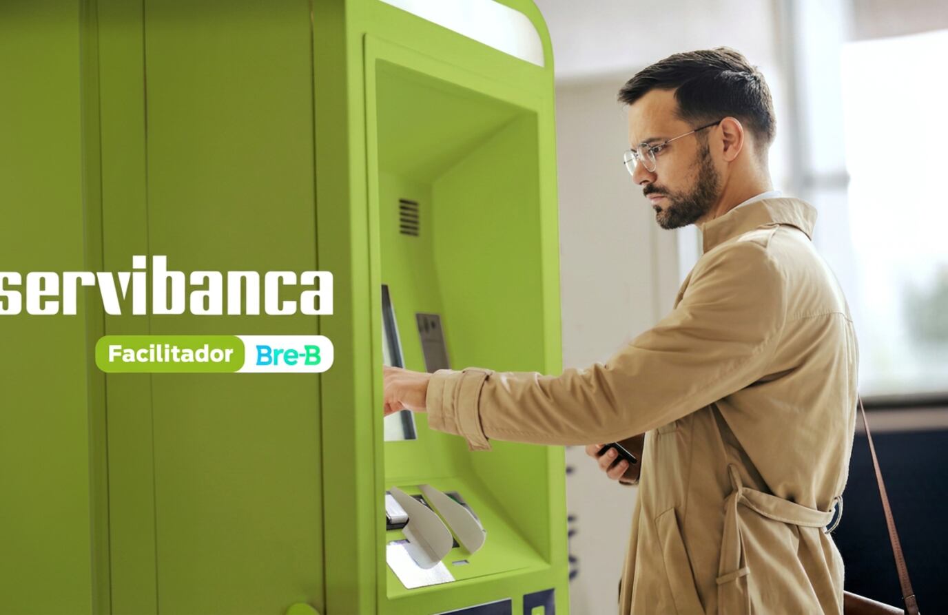 Servibanca, la red de cajeros automáticos con amplia cobertura en Colombia.