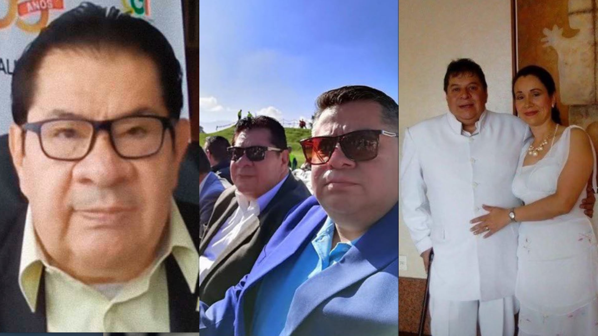 Percy Oyola y familia.