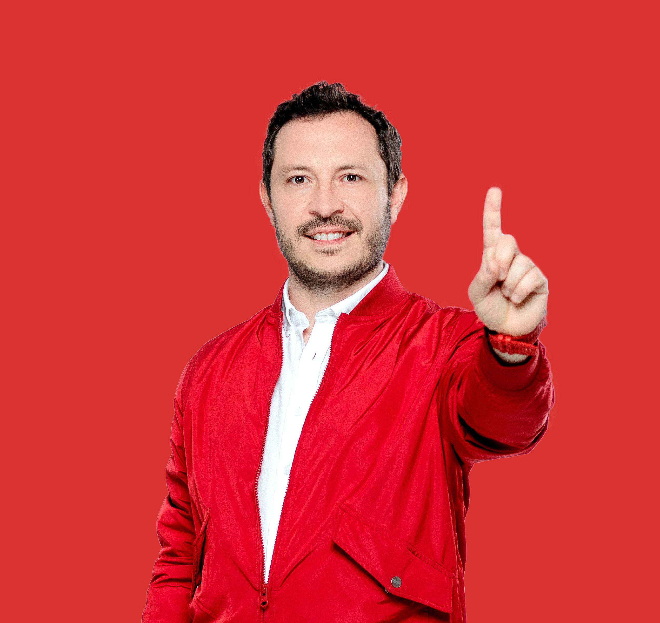 Juan Baena, candidato al Concejo de Bogotá.