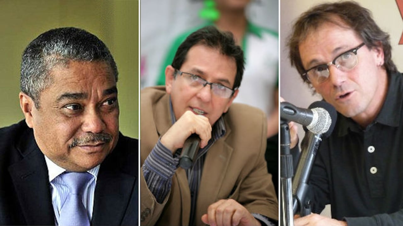 Aldo Cadena, secretario de Salud; Jorge Rojas, secretario de Integración Social y José Miguel Sánchez, director del Idipron.