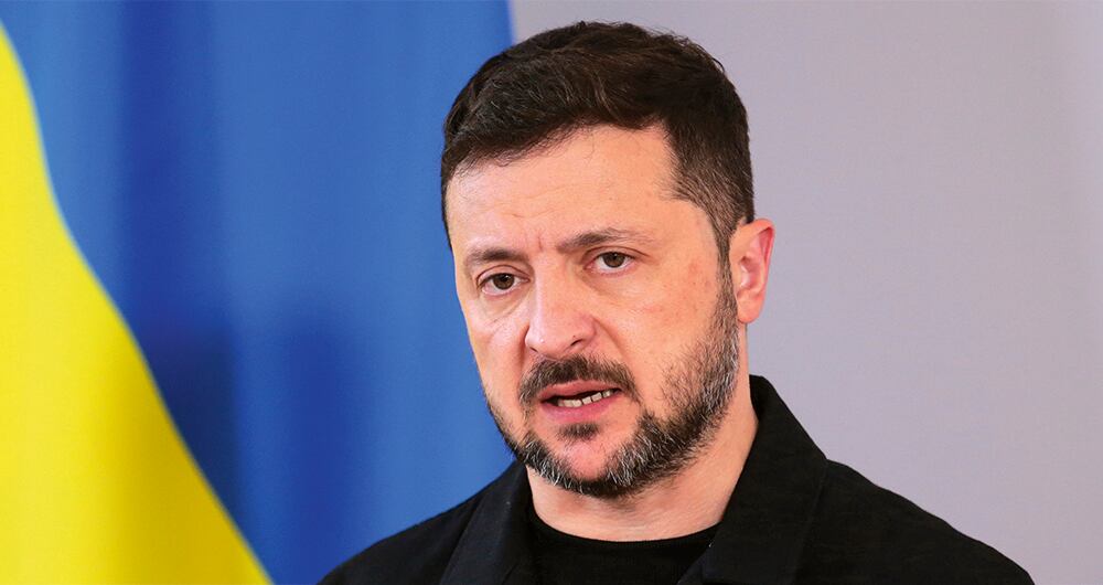 Volodimir Zelenski, presidente de Ucrania.