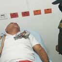 Periodista víctima de un atentado.