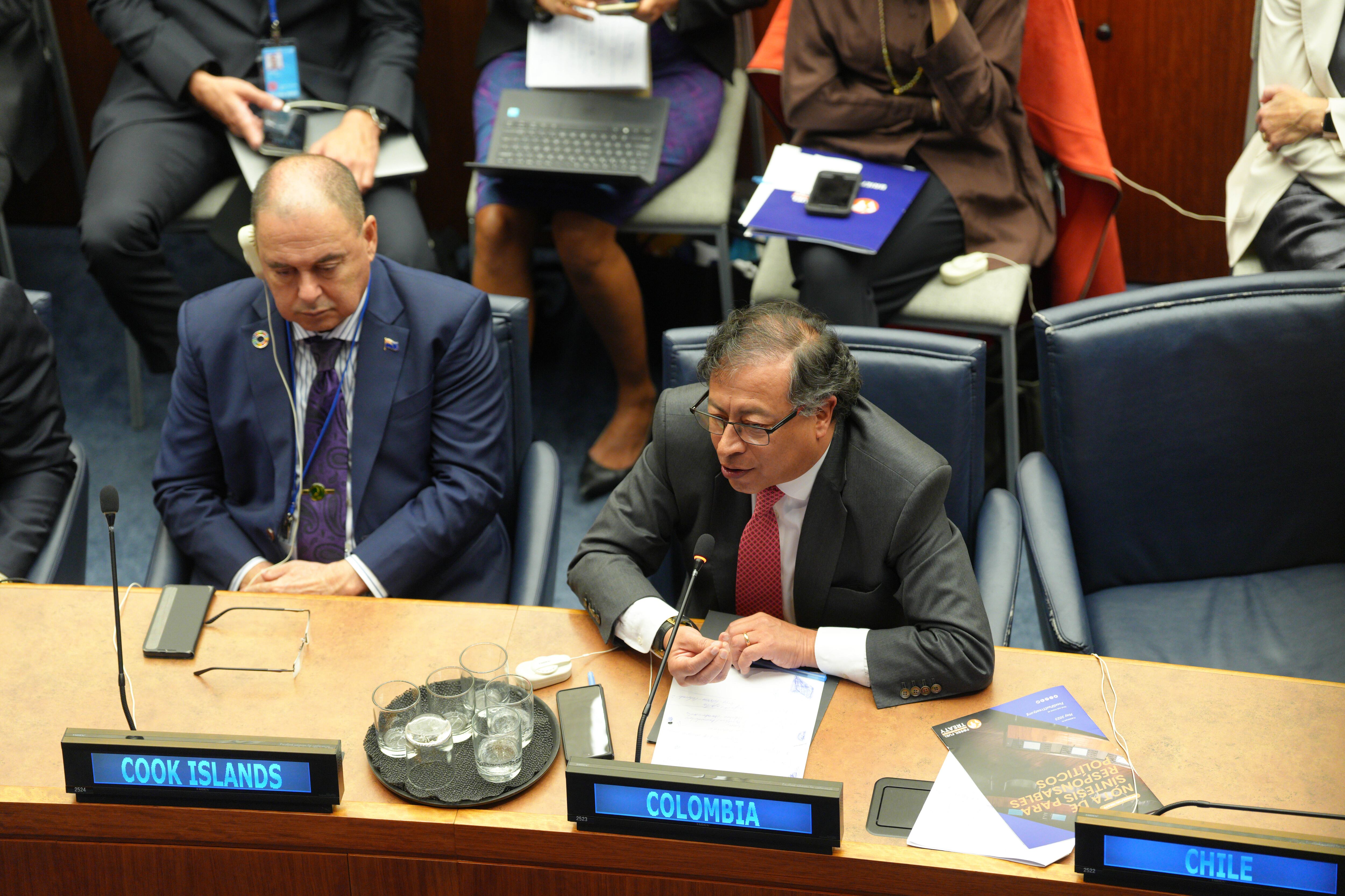 Gustavo Petro en la Cumbre Climática